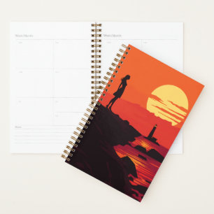 🌅 Sunset Reflection Planner 🧘♀️📔