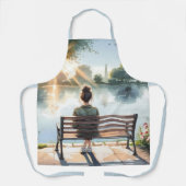 Sunset Reflections Lake Scene Schort (Voorkant)