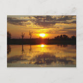 Sunset Reflecton Briefkaart (Voorkant)