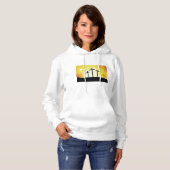 Sunset Religious Crosses Vrouwen Hoodie (Voorkant volledig)