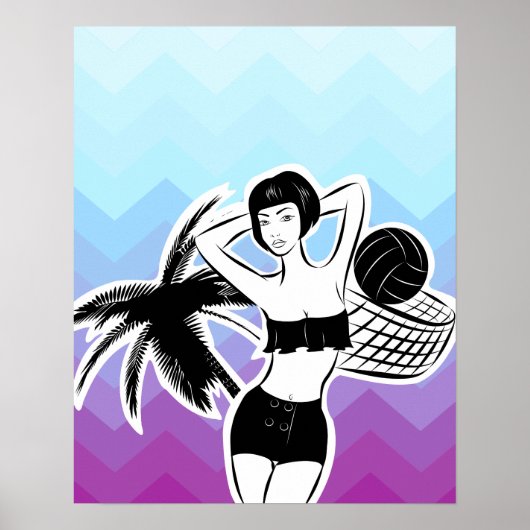 Sunset Resort Chevron Print (Voorkant)