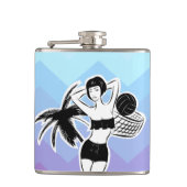 Sunset Resort Chevron Print Heupfles (Voorkant)