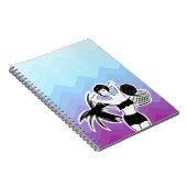 Sunset Resort Chevron Print Notitieboek (Rechterzijde)