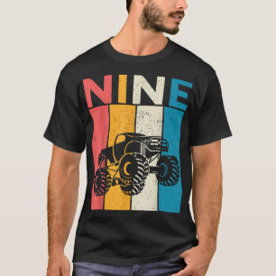  Sunset Retro Ik ben negende zondagse monster T-shirt
