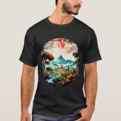 Sunset retro t-shirt (Voorkant)