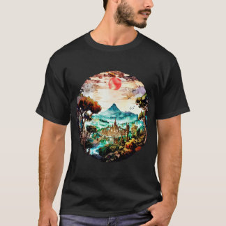 Sunset retro t-shirt