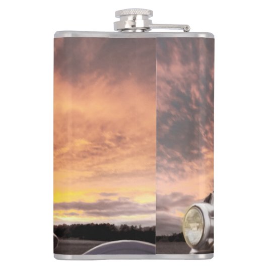 Sunset Ride 2 Heupfles (Achterkant)