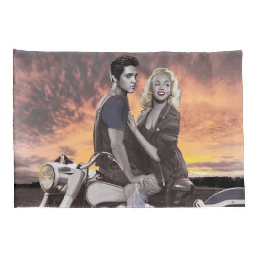 Sunset Ride 2 Kussensloop (Achterkant-Rechts)