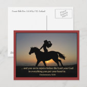 Sunset Ride Briefkaart (Voorkant / Achterkant)