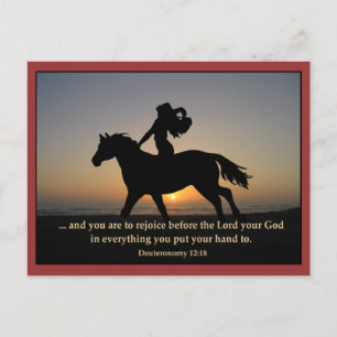 Sunset Ride Briefkaart
