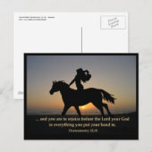 Sunset Ride BRIEFKAART (Voorkant / Achterkant)