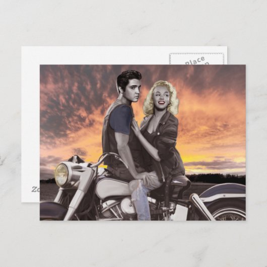 Sunset Ride Briefkaart (Voorkant / Achterkant)