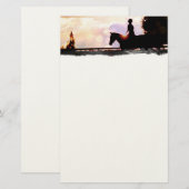 Sunset Ride Briefpapier (Voorkant / Achterkant)