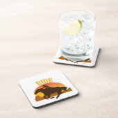 Sunset Ride Drankjes Onderzetter (Rechterzijde)