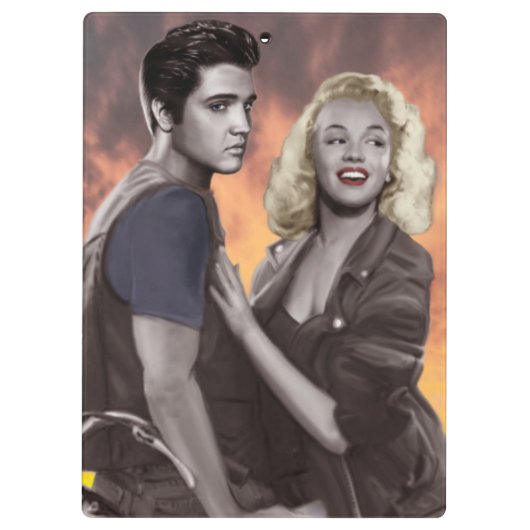 Sunset Ride Klembord (Achterkant)