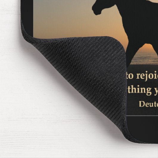 Sunset Ride Mousepad Muismat (Hoek)