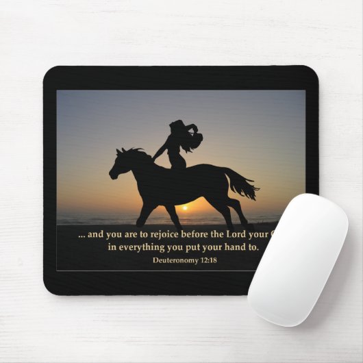 Sunset Ride Mousepad Muismat (Met muis)