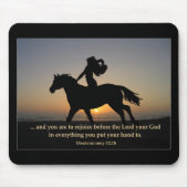 Sunset Ride Mousepad Muismat (Voorkant)