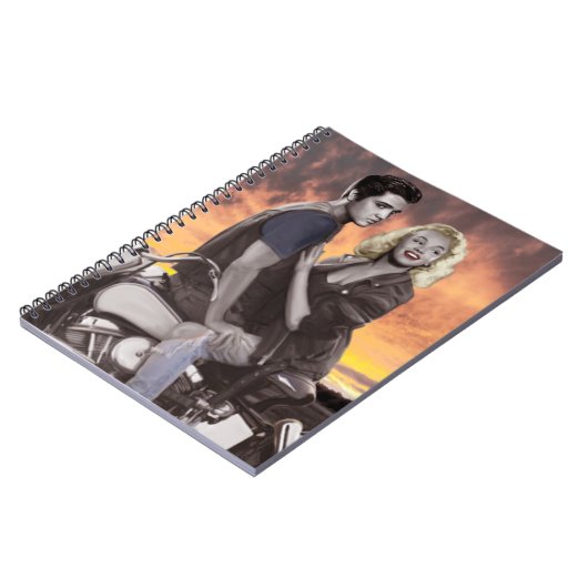 Sunset Ride Notitieboek (Linkerzijde)