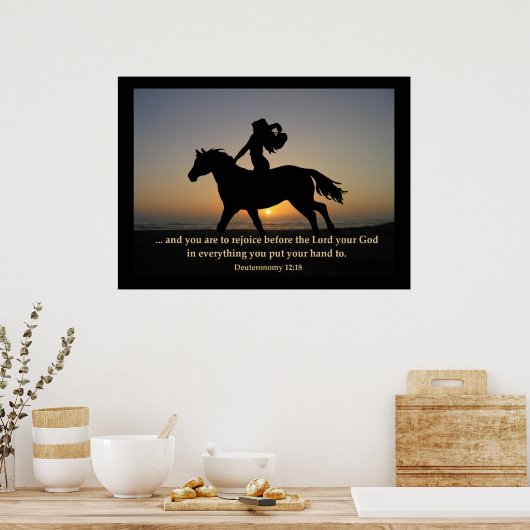 Sunset Ride POSTER (Keuken)