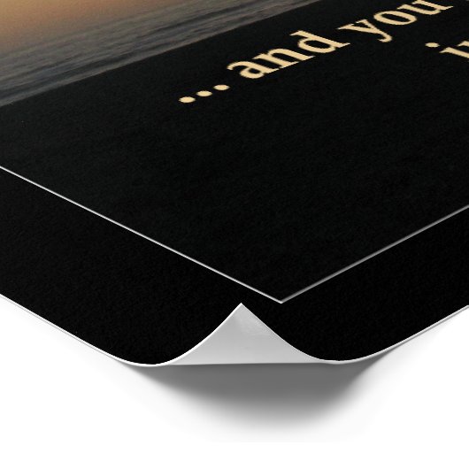 Sunset Ride Poster (Hoek)