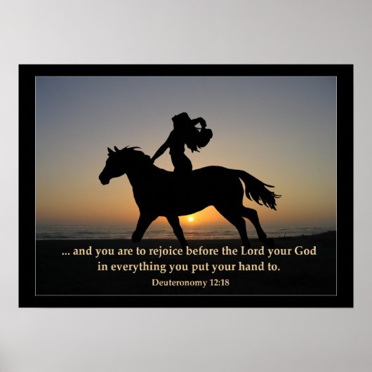 Sunset Ride Poster (Voorkant)