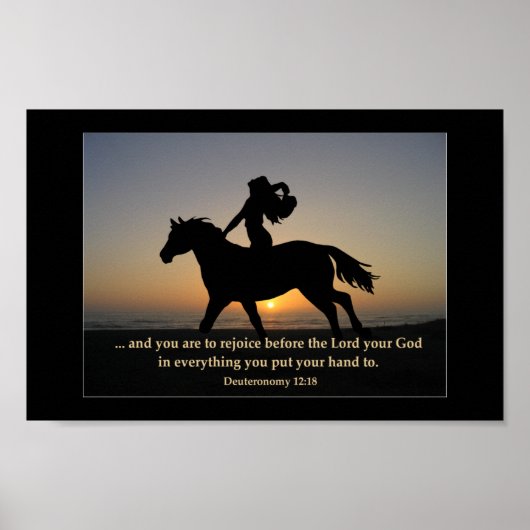 Sunset Ride Poster (Voorkant)