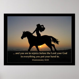 Sunset Ride POSTER Print