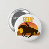 Sunset Ride Ronde Button 5,7 Cm (Voorkant /achterkant)
