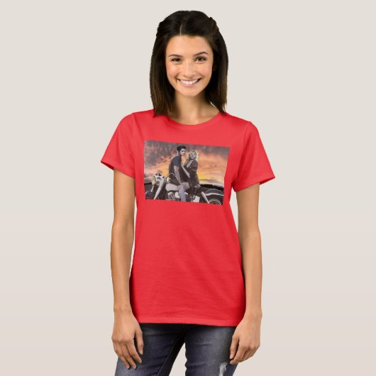 Sunset Ride T-shirt (Voorkant volledig)