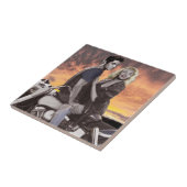 Sunset Ride Tegeltje (Zijkant)