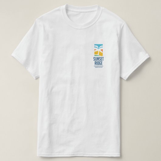 Sunset Ridge Lake Worth Beach T-shirt (Design voorkant)