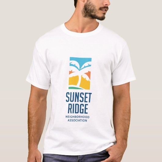 Sunset Ridge Lake Worth Beach T-shirt (Voorkant)