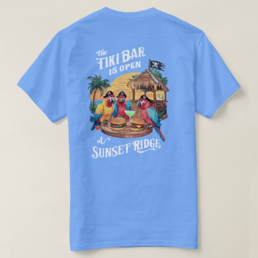 Sunset Ridge Race-shirt T-shirt (Design achterkant)