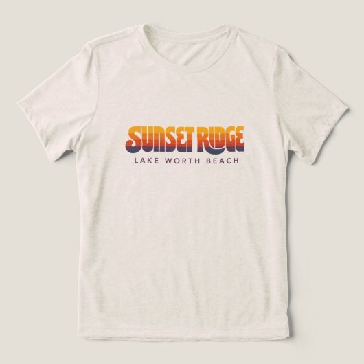 Sunset Ridge T-shirt (Design voorkant)