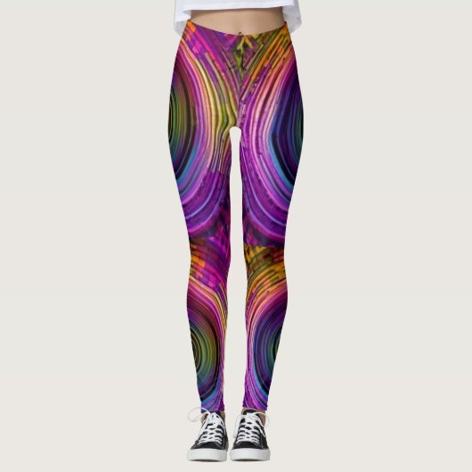 Sunset Ripple-Leggings Leggings (Voorkant)