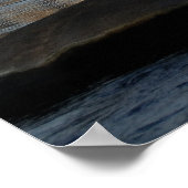 Sunset River Crossing Poster (Hoek)