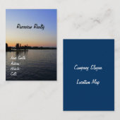 Sunset/Riverview-Real Estate Company Visitekaartje (Voorkant / Achterkant)