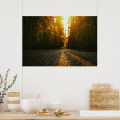 Sunset Road Poster (Keuken)