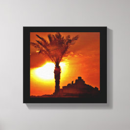 Sunset Rock-formaties Canvas Afdruk