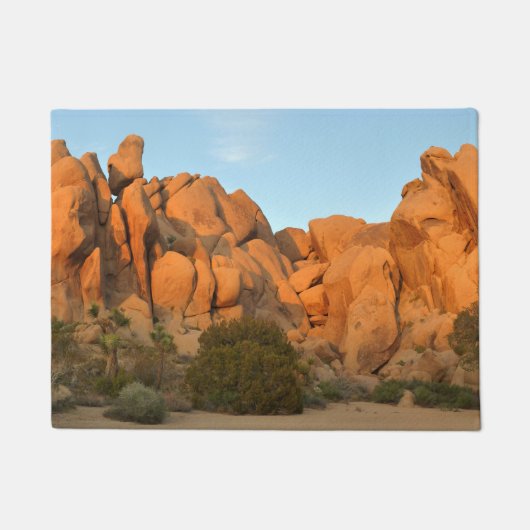 Sunset Rocks at Joshua Tree Deurmat (Voorkant)