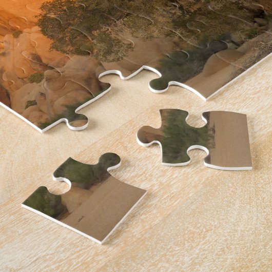 Sunset Rocks bij Joshua Tree Legpuzzel (Zijkant)