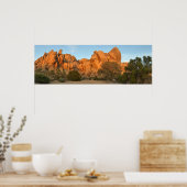 Sunset Rocks bij Joshua Tree Poster (Keuken)