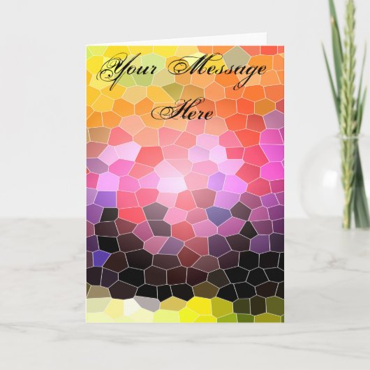 Sunset Rocks Kaart (Voorkant)