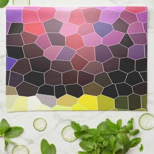 Sunset Rocks Theedoek (Gevouwen)