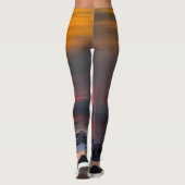 Sunset Rocky Seashore Leggings (Achterkant)