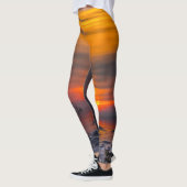 Sunset Rocky Seashore Leggings (Links)