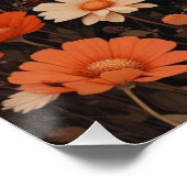 Sunset Romance Painting - Floral Couple Wall Art Perfect Poster (Hoek)