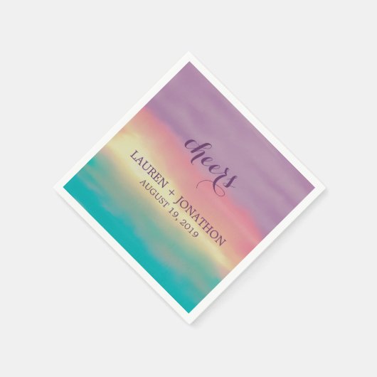 Sunset Romance | Weddenschap Servetten (Hoek)