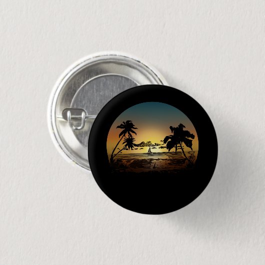 Sunset Ronde Button 3,2 Cm (Voorkant /achterkant)